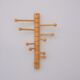 Vintage wooden wall coat holder