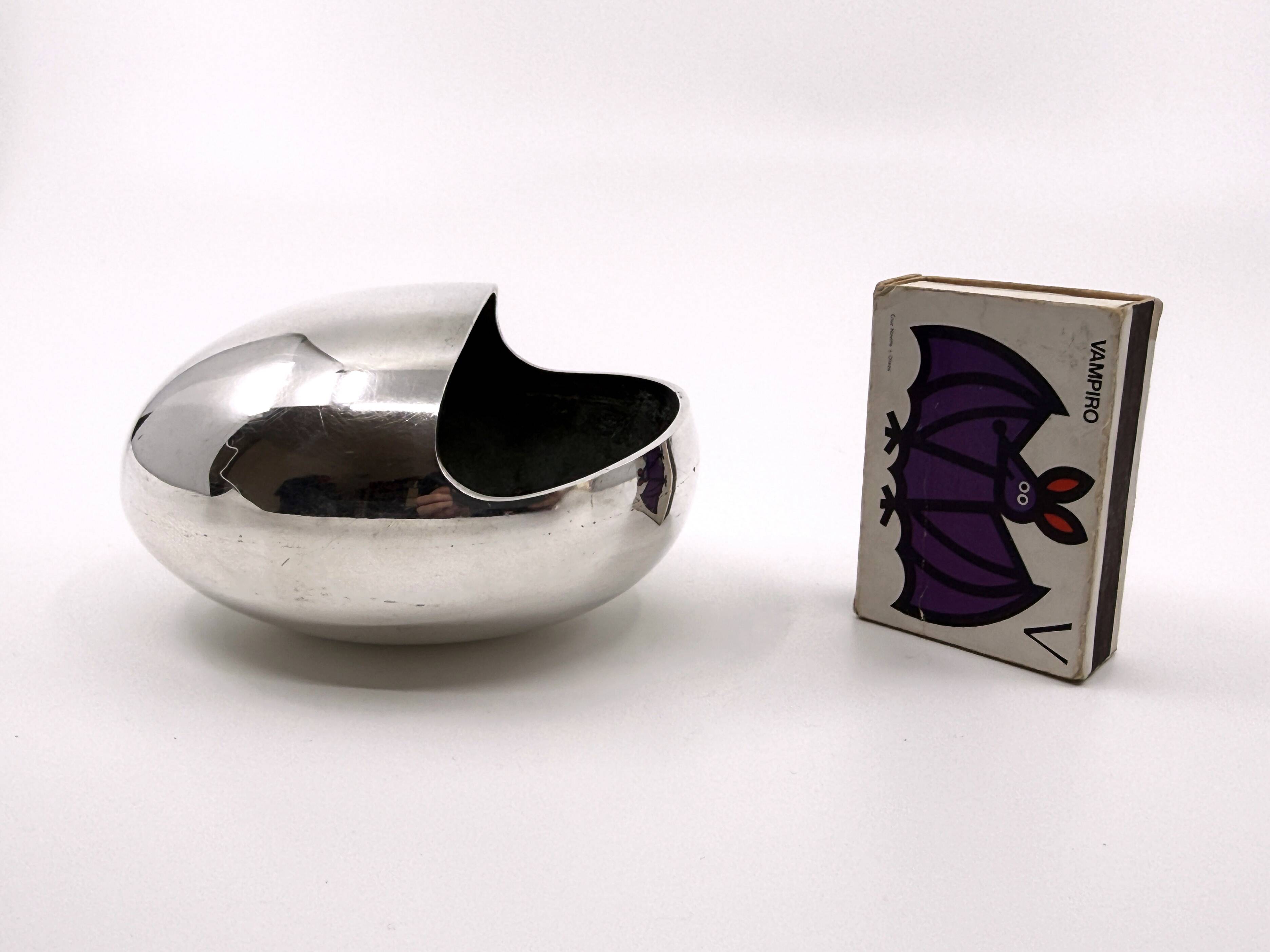 Modernist ashtray "the smile" • Hans Bundle for Carl Cohr • Denmark 50s