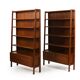 Pair of Conical Bookshelves by Poul M. Volther 1960s