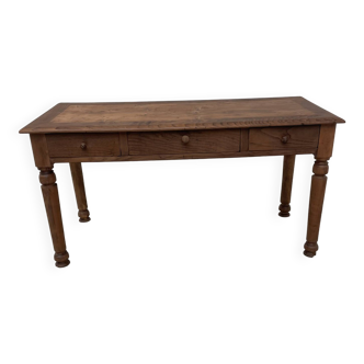 Oak and pine desk