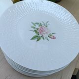 Vintage plates, porcelain, roses