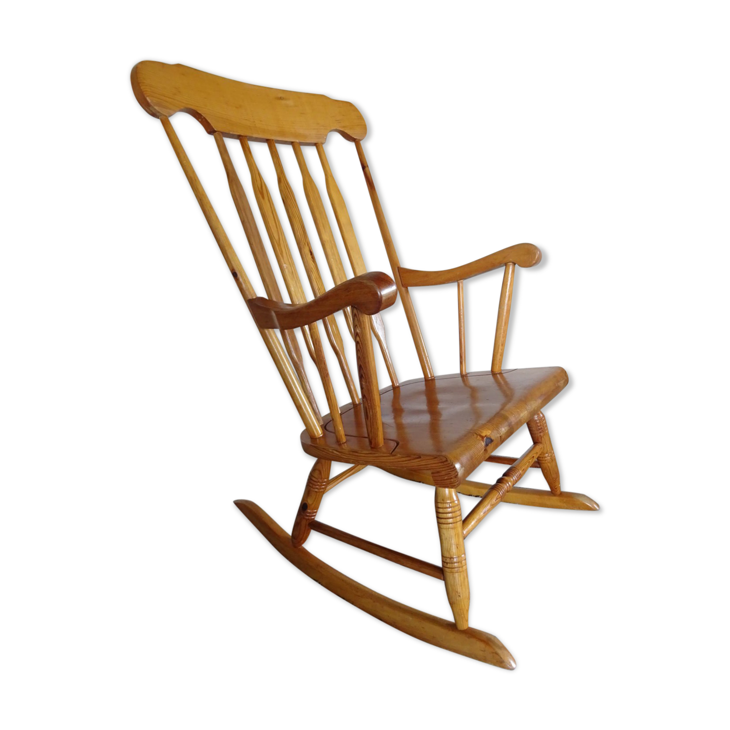 Rocking-chair fan folder