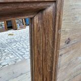 Burmese teak mirror