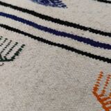 Handmade rug with Berber patterns