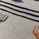 Handmade rug with Berber patterns