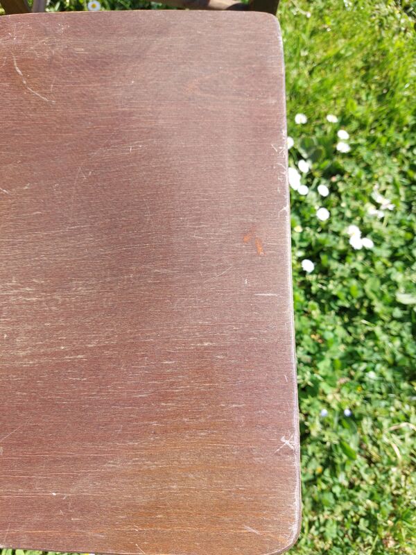 2 chaises bistrot vintage en bois