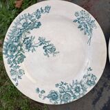 6 Flat plates iron earth by Bertrand Bordeaux / model Anémones