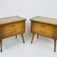 Paire de tables de chevet, années 1960