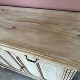 Parisian sideboard in raw wood