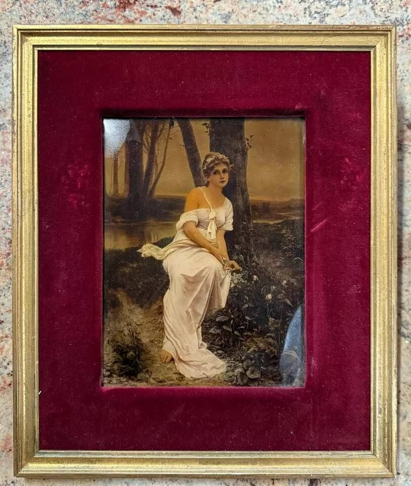 Cuno Freiherr Von Bodenhausen (1883): 2 oil paintings on porcelain