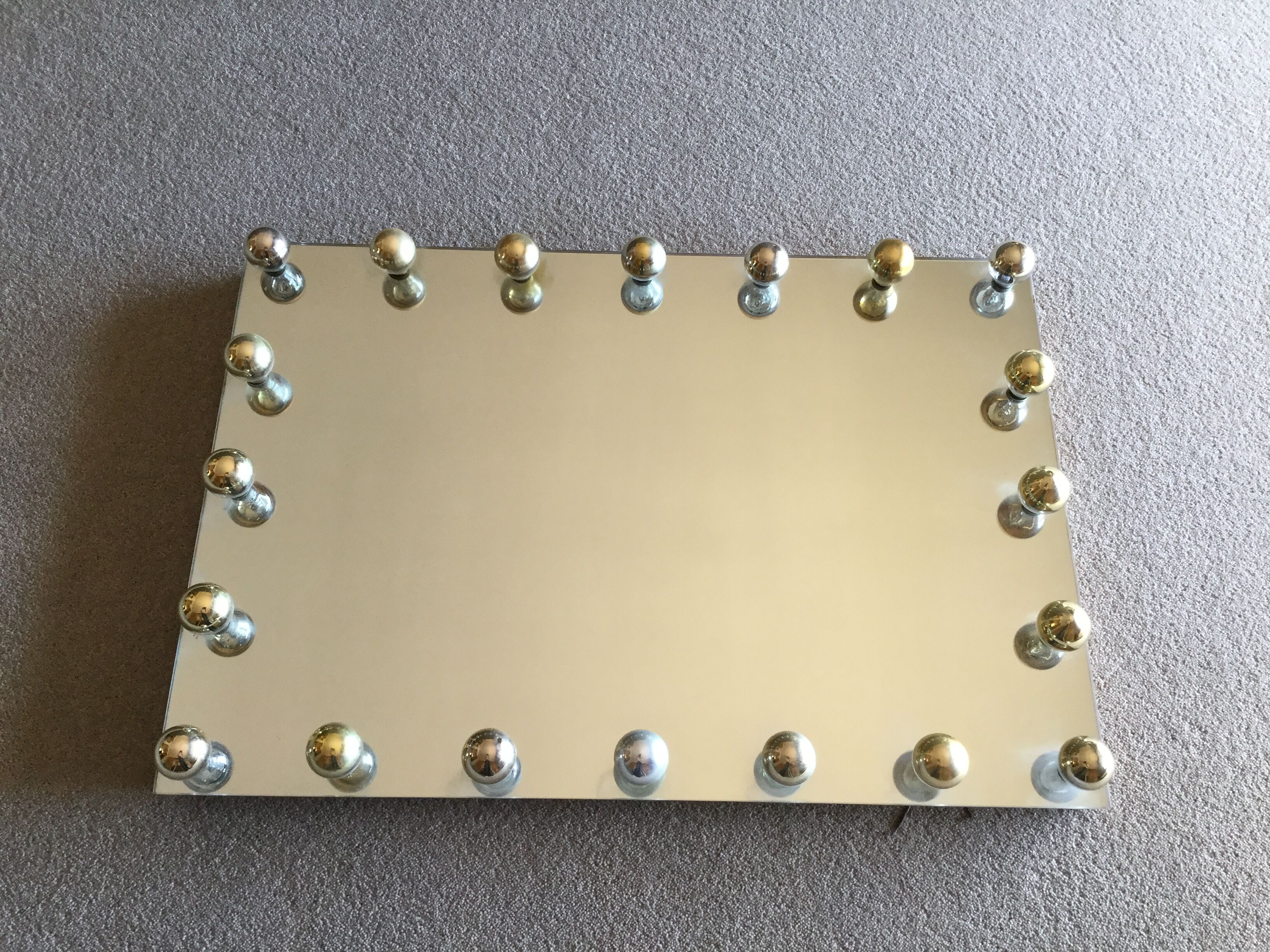 Miroir de loge d'artiste 55x80cm