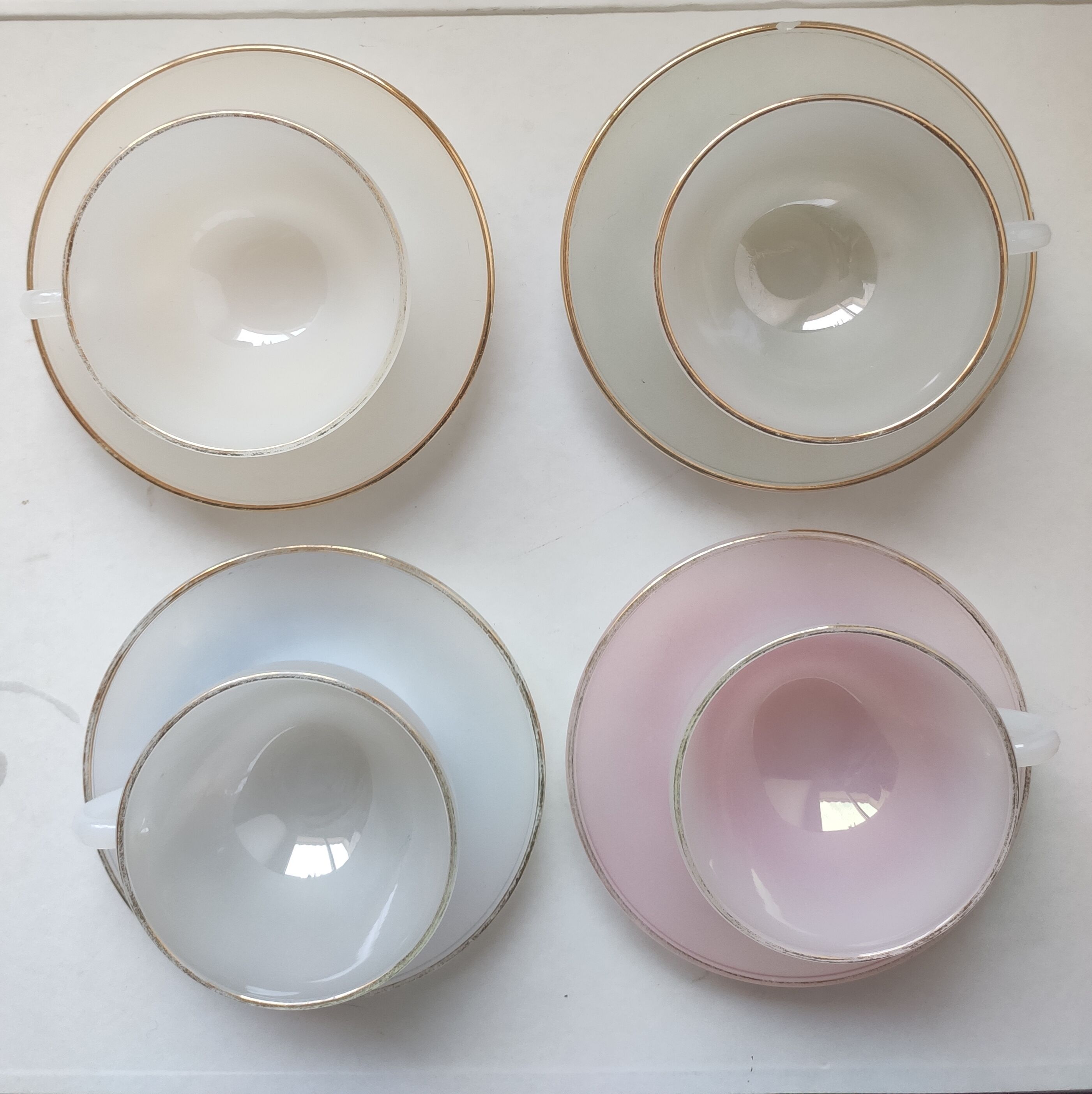 4 cups and under coffee cups in irreconsmal opal