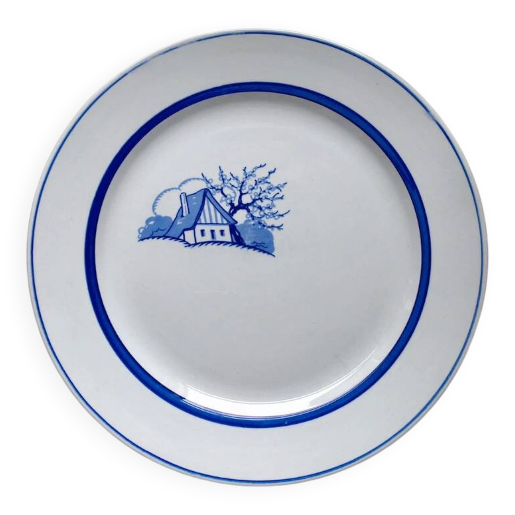 Assiette vintage Sarreguemines Aubépine