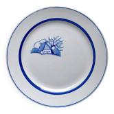 Vintage Sarreguemines Hawthorn Plate