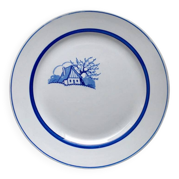Assiette vintage Sarreguemines Aubépine