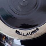 Large Vallauris ceramic bowl signed – colourful decorative centrepiece.