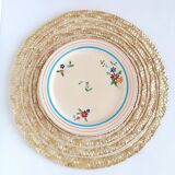 6 assiettes plates Longchamp