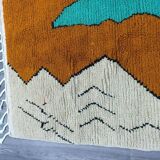 Traditional handwoven Berber rug, size 140 x 260 cm