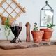 Antique brutalist wooden tray