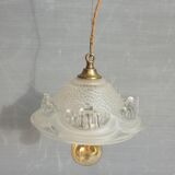 Pendant lamp glacier Ezan art deco 1930