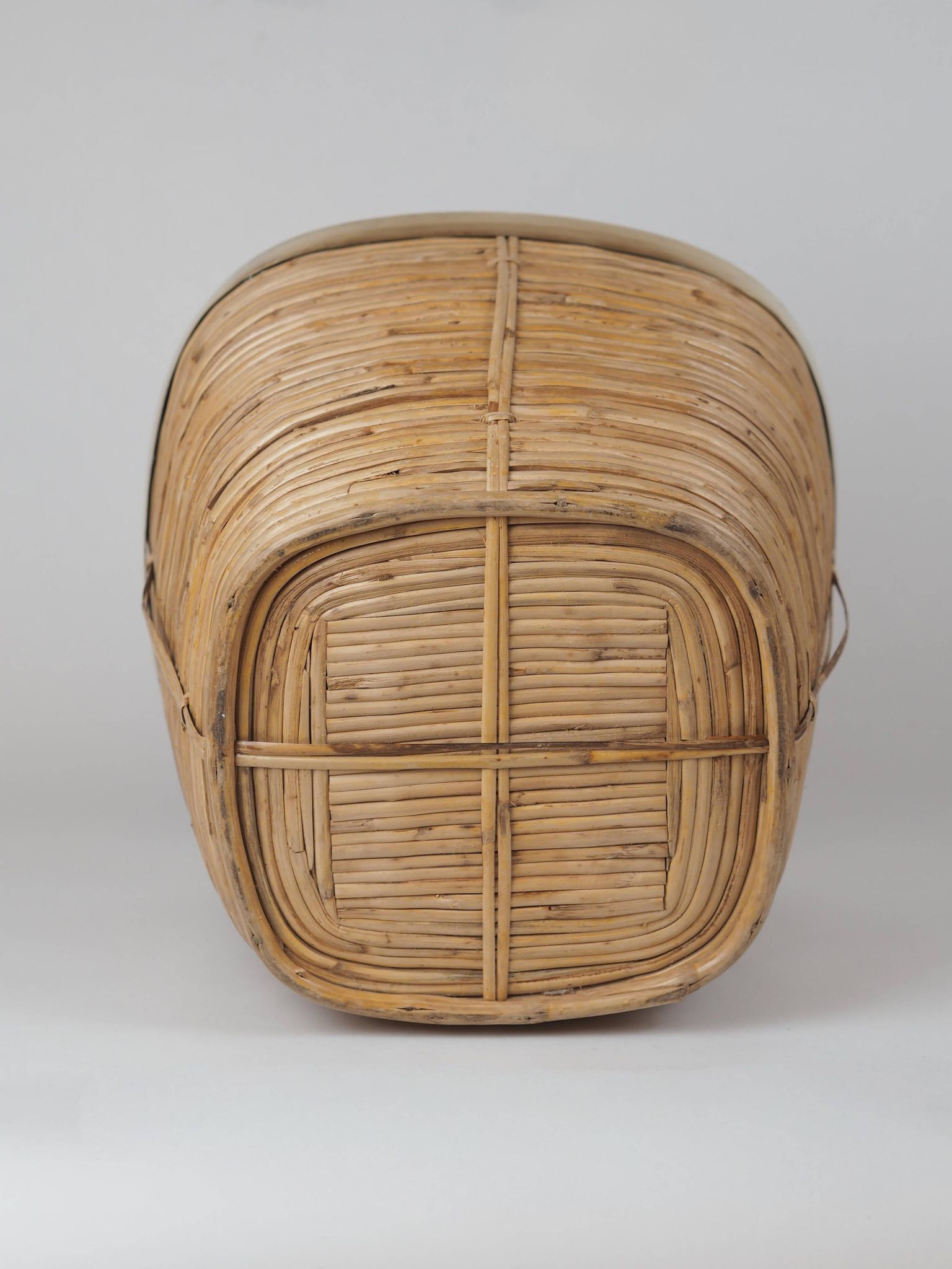 Vintage Italian style pencil holder and brass planter or basket.
