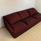 Plumy sofa by Annie Hiéronimus for Cinna , burgundy