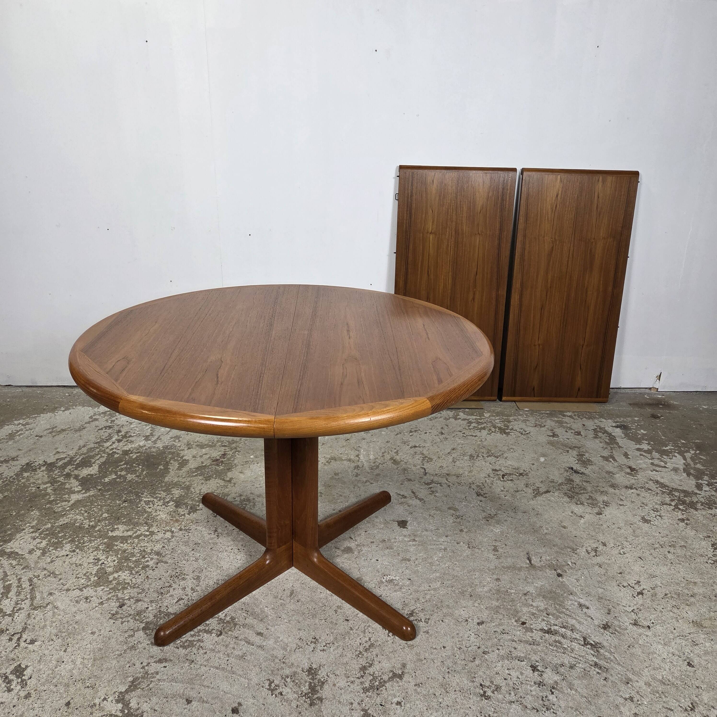 Table extensible danoise vintage des années 1960 de Korup Stolefabrik