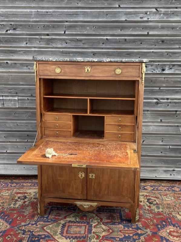 Transition period secretary in 18th century mahogany