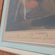 Antique Walnut Frame with Engraving “Le Verrou” by Maurice Blot, France
