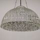 XL dome suspension in blown glass, Italy circa 1960