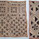 Lot of old Kuba / Showa woven in raffia
