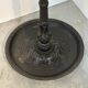 Large ornate cast iron hall tree coat stand with 12 hooks