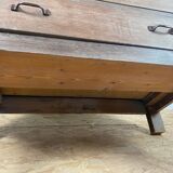 Solid oak chest of drawers 3 drawers 50s