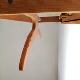 Scandinavian coat rack in solid teak Denmark 1960s