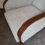 Restored 1930 art deco armchair
