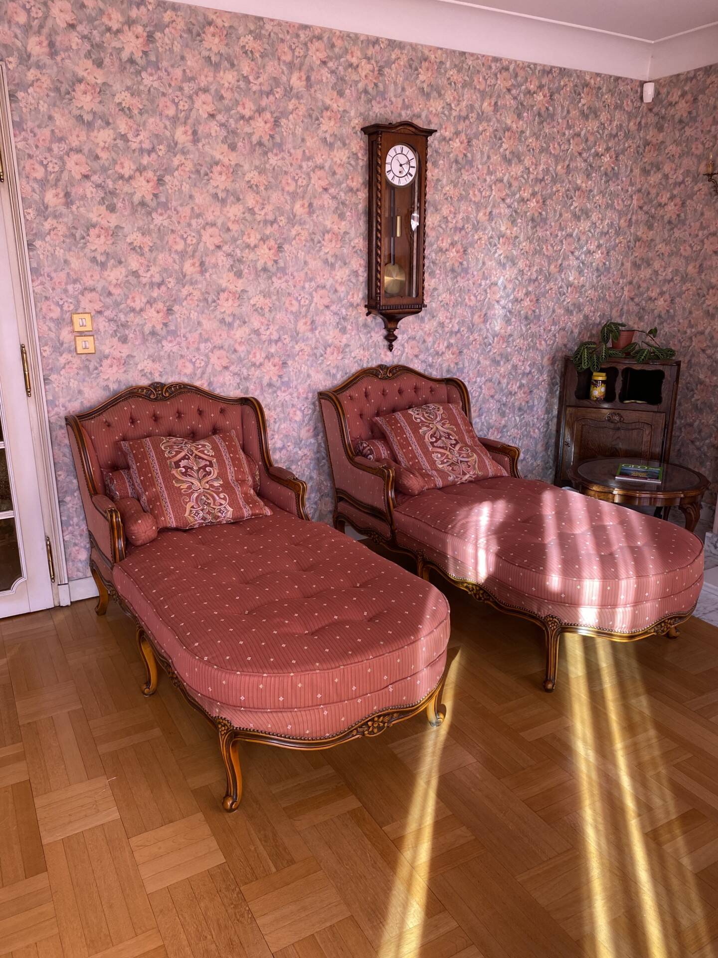 Vintage Louis XV style meridian.