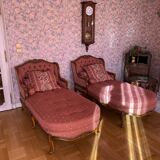 Vintage Louis XV style meridian.