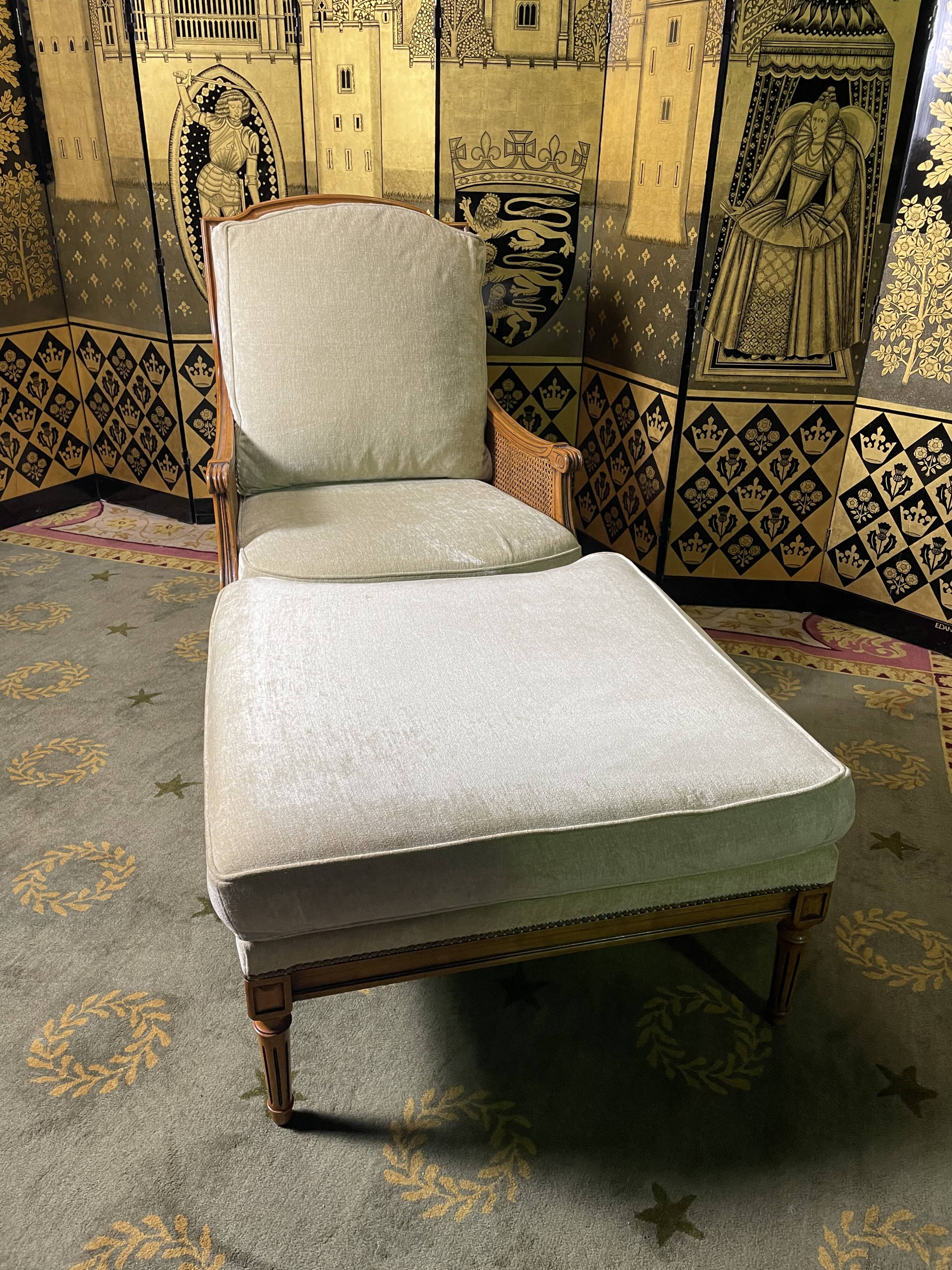 Louis Roche Bobois style broken Duchess armchair