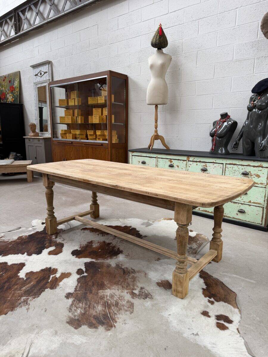 1960s oak farmhouse table