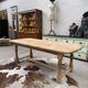 1960s oak farmhouse table