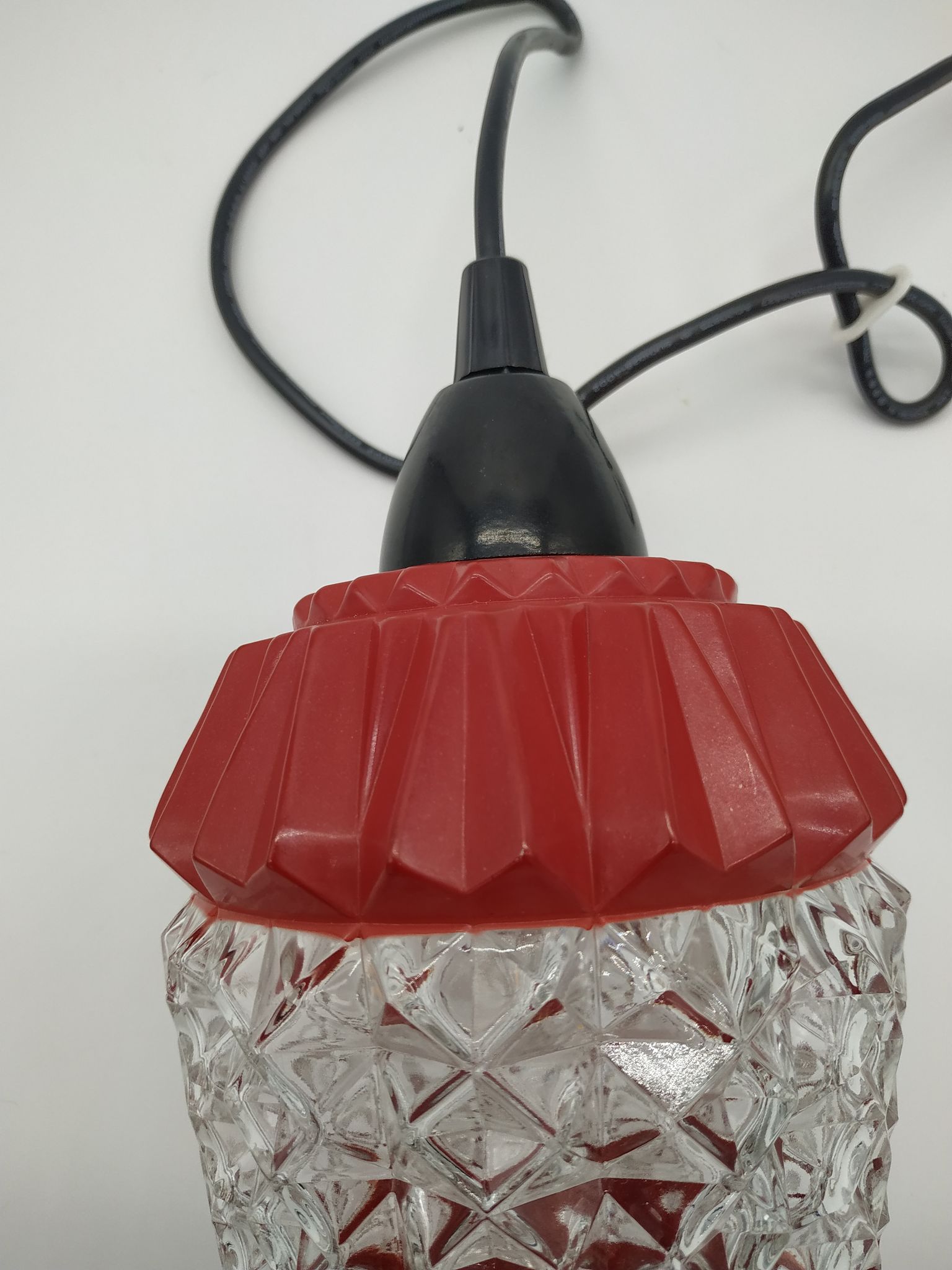 Suspension vintage design lampion années 50