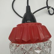 Suspension vintage design lampion années 50