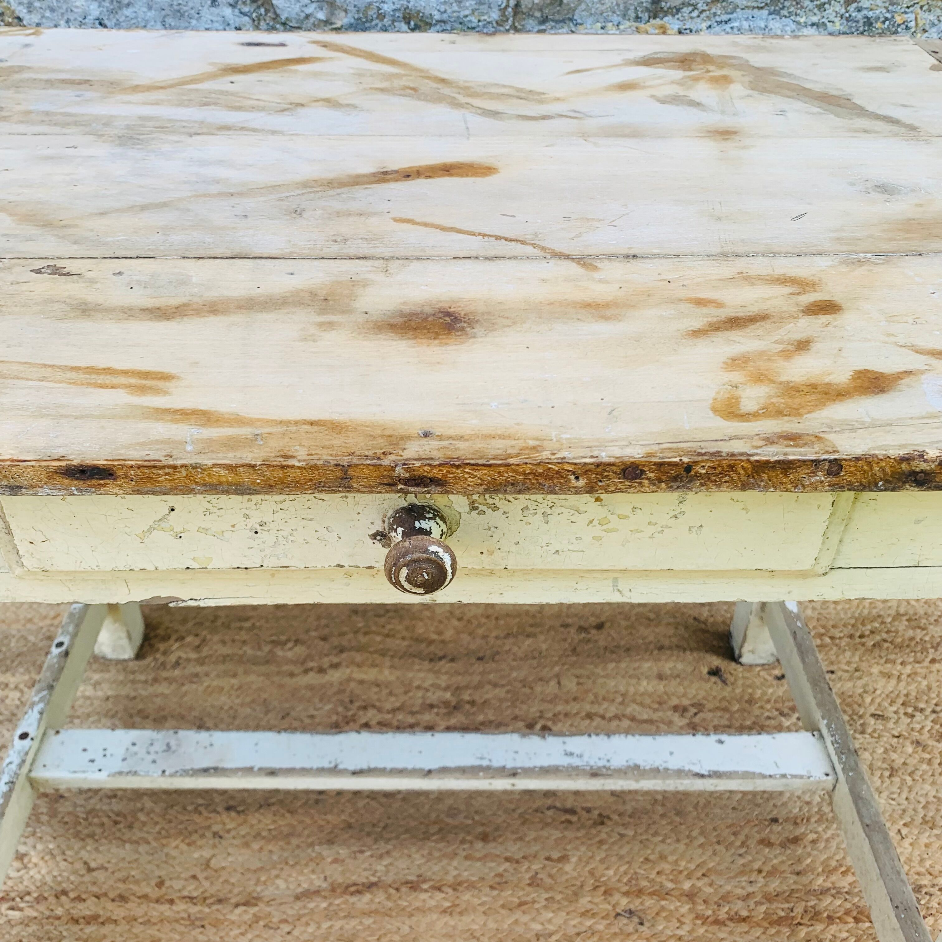 Old farmhouse table