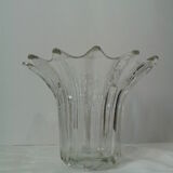 Vintage blown glass form Corolla vase