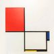 1970s Piet Mondrian Limited Edition Lithograph Numbered in Pencil.