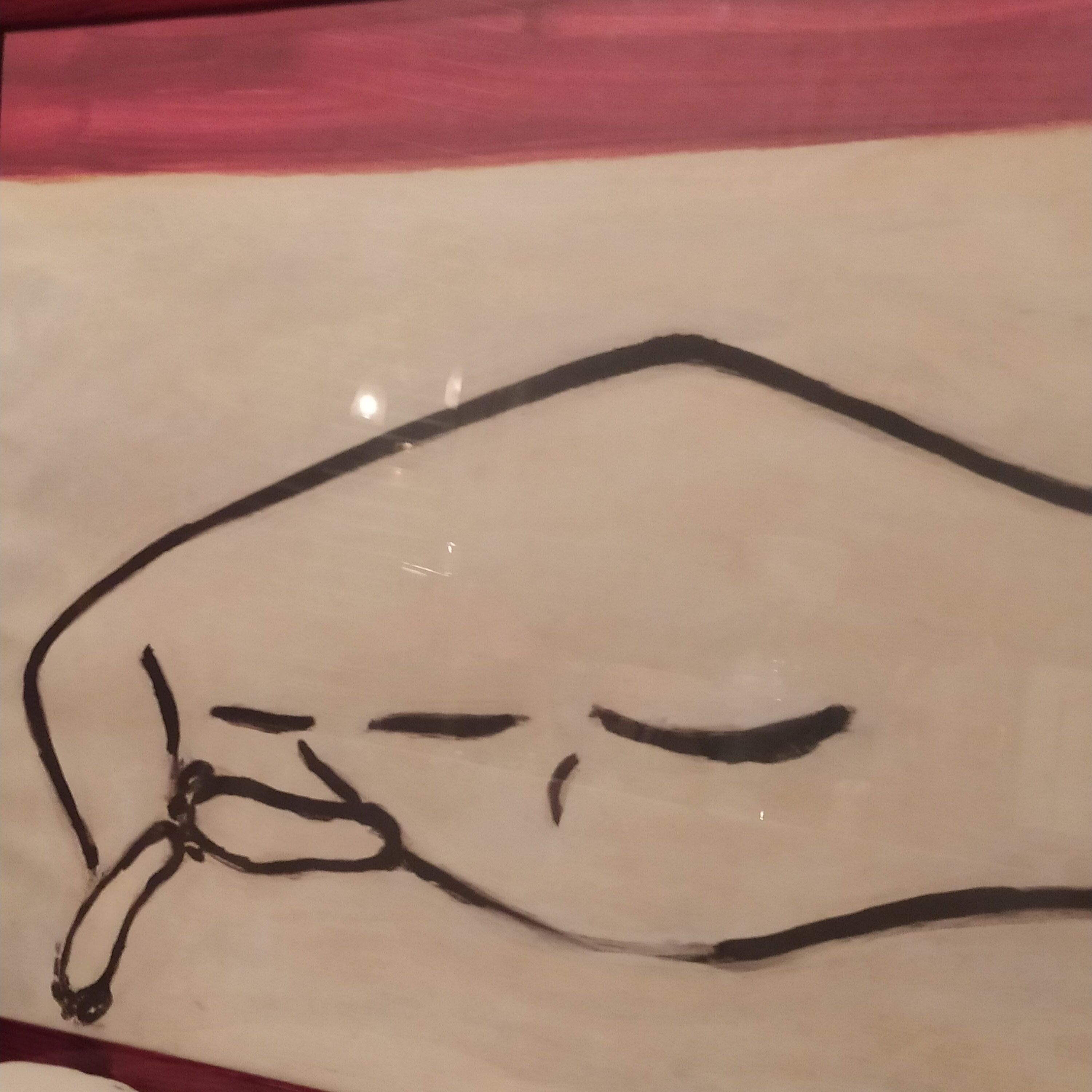 Nude paper print by sanyo entitled agnes