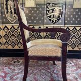 Empire period armchair with crosses