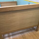 Solid oak twin beds