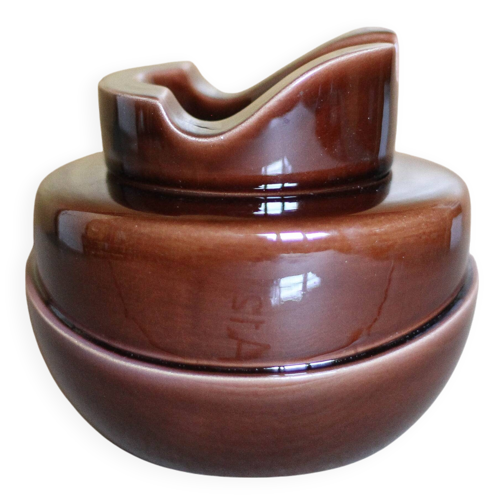 Ceramic tobacco pot, ceramic pipe holder, vintage ashtray