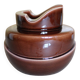 Ceramic tobacco pot, ceramic pipe holder, vintage ashtray